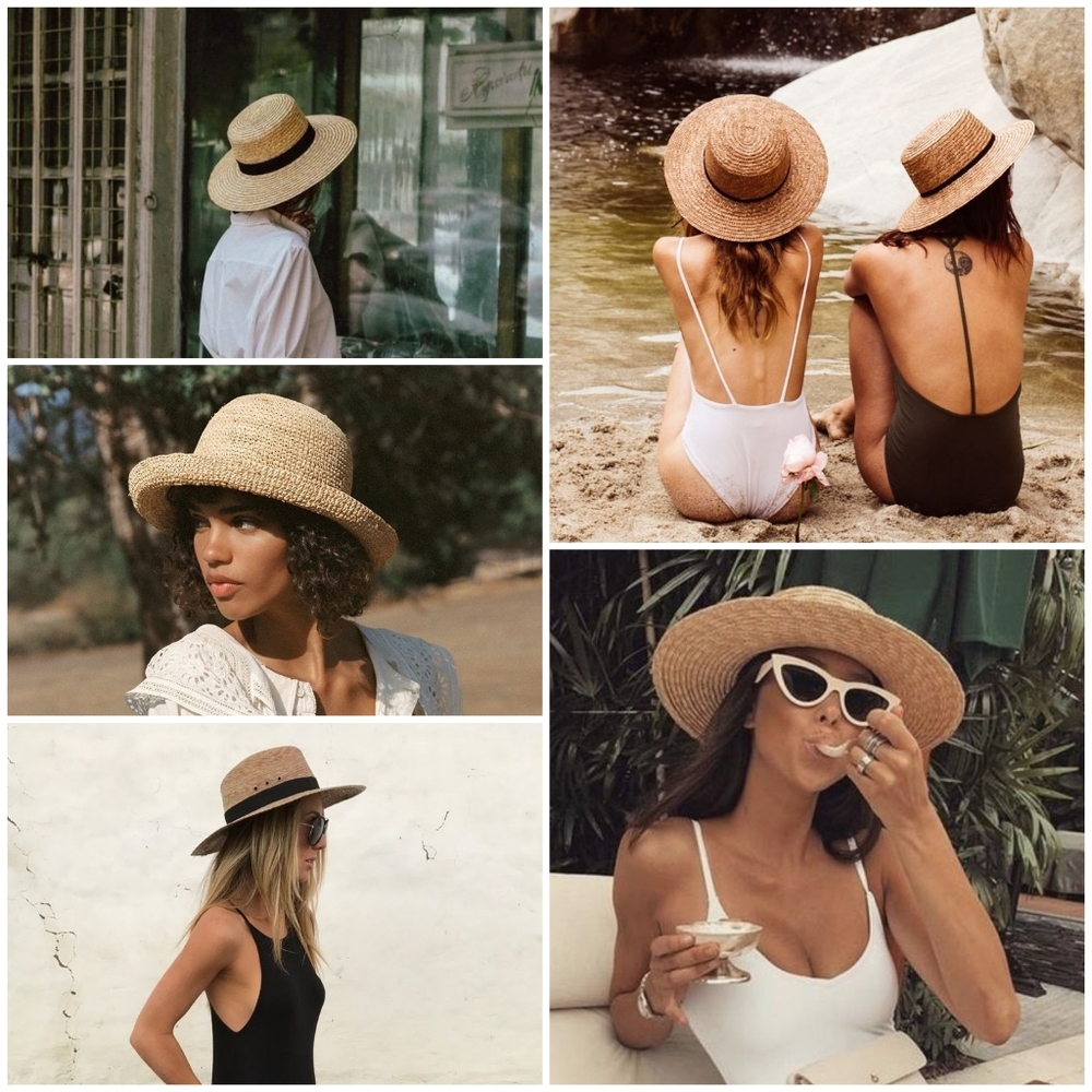 Rafia Straw Summer Hat